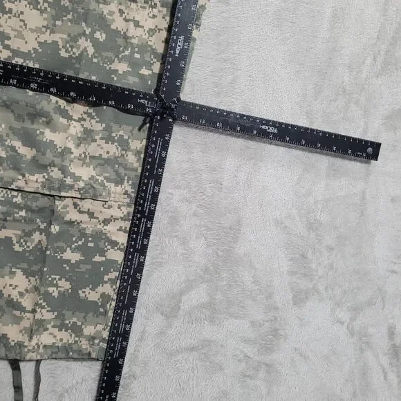 US Army ACU Cargo Pants Mens Medium Regular Green Camo Ripstop Made In USA - Picture 6 of 16